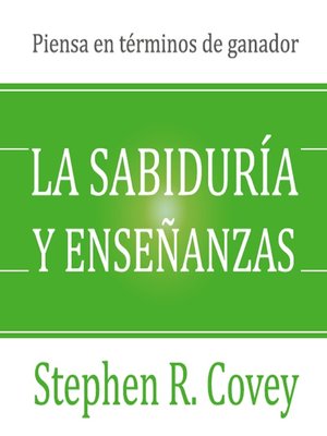 cover image of La sabiduria y ensenanzas